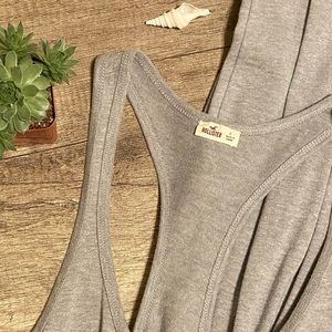 Hollister grey maxi dress S